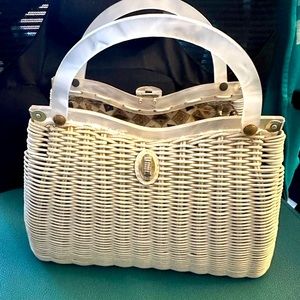 Antique Simon handbag. Ernest Blum styled made in Hong Kong . Original detail